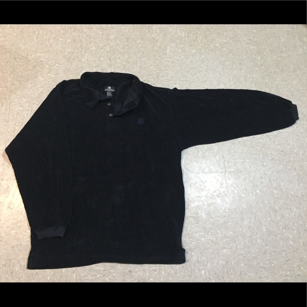Vintage Givenchy activewear corduroy pull over